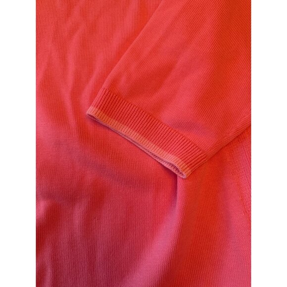 Talbots Petite Pink Cotton Blend Cardigan Sweater XLP Preppy Old Money - Picture 5 of 7